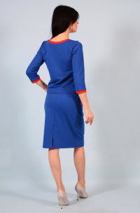 Костюм К 39 (василек+красный)